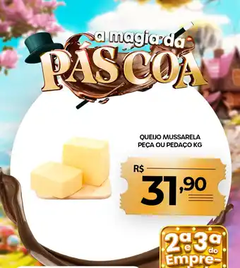 Royal Supermercados Queijo mussarela peça ou pedaço oferta