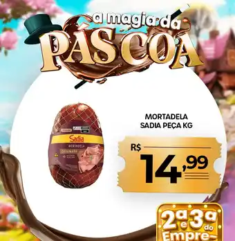 Royal Supermercados Mortadela sadia peça oferta