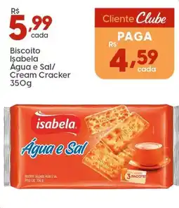 Supper Rissul Biscoito Isabela Água e Sal/ Cream Cracker oferta