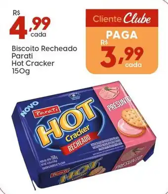 Supper Rissul Biscoito Recheado Parati Hot Cracker oferta