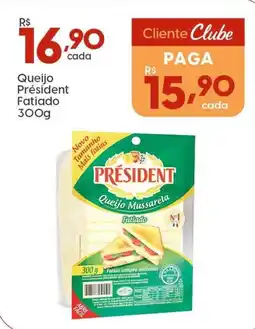 Supper Rissul Queijo Président Fatiado oferta