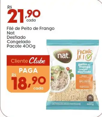 Supper Rissul Filé de Peito de Frango Nat Desfiado Congelado Pacote oferta