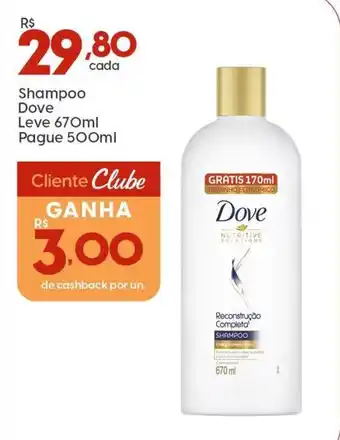 Supper Rissul Shampoo Dove oferta