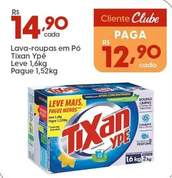 Supper Rissul Lava-roupas em Pó Tixan Ypê oferta