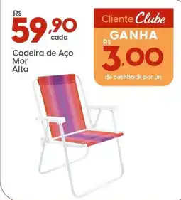 Supper Rissul Cadeira de Aço Mor Alta oferta