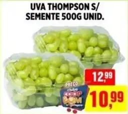 CoopBom Uva thompson s/ semente unid. oferta