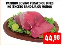 CoopBom Patinho bovino pedaço ou bifes (exceto bandeja ou moído) oferta