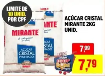 CoopBom Açúcar cristal mirante unid. oferta