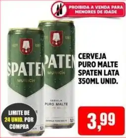 CoopBom Cerveja puro malte spaten lata unid. oferta