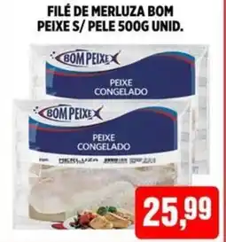 CoopBom Filé de merluza bom peixes/pele unid. oferta