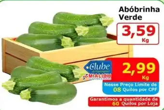 Mialich Supermercados Abóbrinha Verde oferta