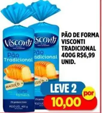 CoopBom Pão de forma visconti oferta