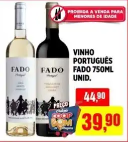 CoopBom Vinho português fado oferta