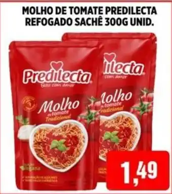 CoopBom Molho de tomate predilecta refogado sachê unid. oferta