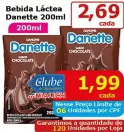 Mialich Supermercados Bebida Láctea Danette oferta