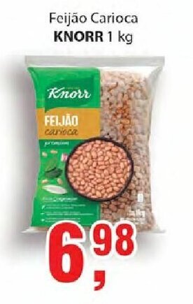 Supermercados Mundial Feijao Carioca Knorr 1kg oferta