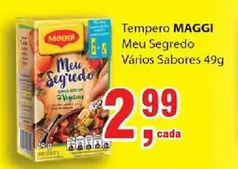 Supermercados Mundial Tempero Maggi Meu Segredo 49g oferta