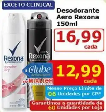 Mialich Supermercados Desodorante Aero Rexona oferta