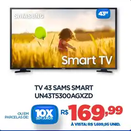 DB Supermercados Tv 43 sams smart UN43T5300AGXZD oferta