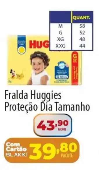 Akki Atacadista Fralda Huggies Proteção Dia Tamanho oferta