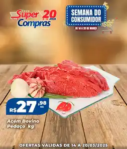 Rede Super Compras Acém Bovino Pedaço oferta