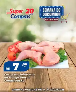 Rede Super Compras Coxa com Sobrecoxa de Frango Dorsal Congelada oferta