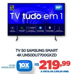 DB Supermercados Tv 50 samsung smart 4K UN50DU7700GXZD oferta