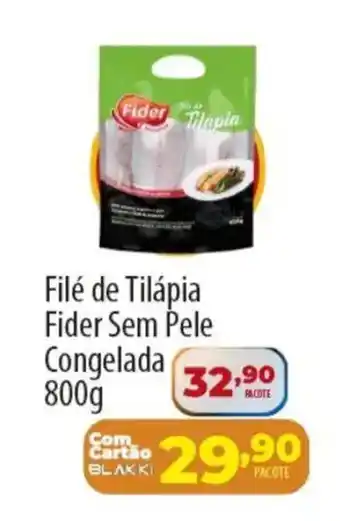 Akki Atacadista Filé de Tilápia Fider Sem Pele Congelada oferta