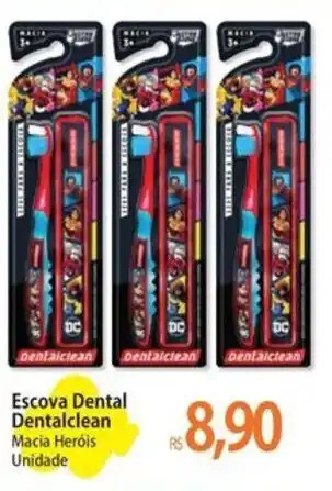 Atacadão Escova Dental Dentalclean Macia Heróis Unidade oferta