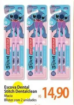 Atacadão Escova Dental Stitch Dentalclean oferta