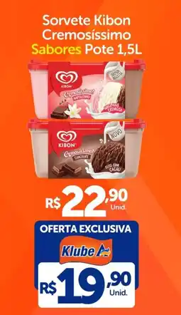 Atakarejo Sorvete Kibon Cremosíssimo Sabores Pote oferta