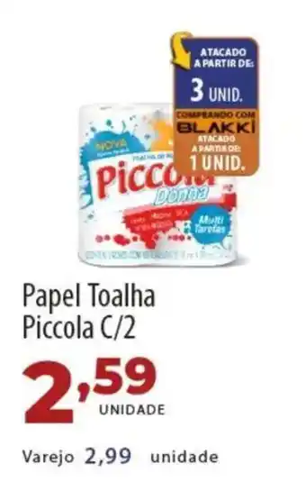 Akki Atacadista Papel Toalha Piccola C/2 oferta