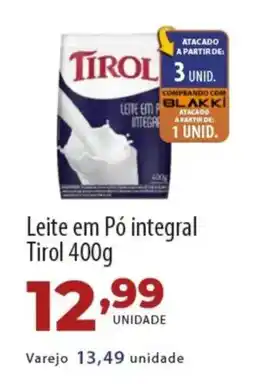 Akki Atacadista Leite em Pó integral Tirol oferta