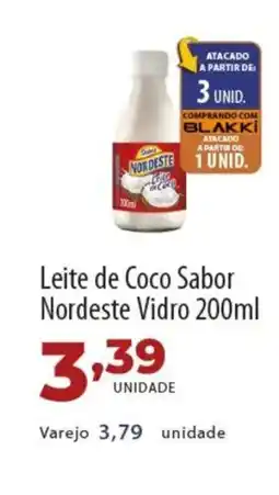 Akki Atacadista Leite de Coco Sabor Nordeste Vidro oferta