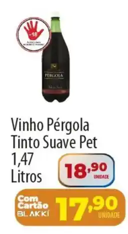 Akki Atacadista Vinho Pérgola Tinto Suave Pet oferta