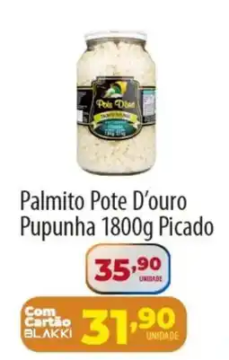 Akki Atacadista Palmito Pote D'ouro Pupunha Picado oferta