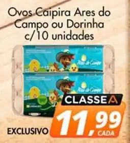 Delta Supermercados Ovos Caipira Ares do Campo ou Dorinha oferta