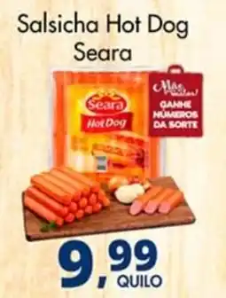 Delta Supermercados Salsicha Hot Dog Seara oferta