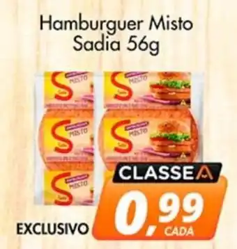 Delta Supermercados Hamburguer Misto Sadia oferta