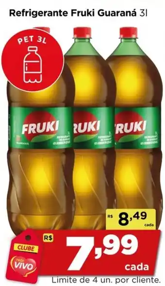 Rede Vivo Refrigerante Fruki Guaraná oferta