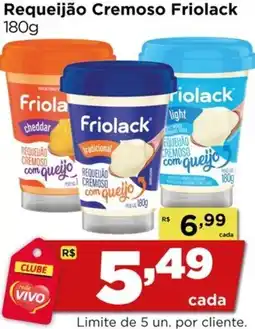 Rede Vivo Requeijão Cremoso Friolack oferta