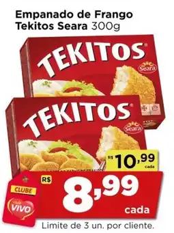 Rede Vivo Empanado de Frango Tekitos Seara oferta