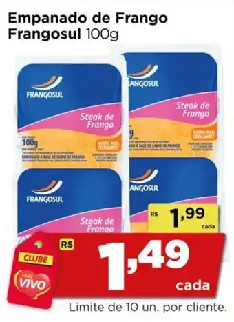 Rede Vivo Empanado de Frango Frangosul oferta