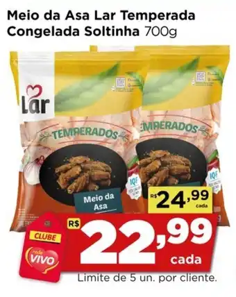 Rede Vivo Meio da Asa Lar Temperada Congelada Soltinha oferta