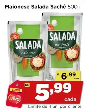 Rede Vivo Maionese Salada Sachê oferta