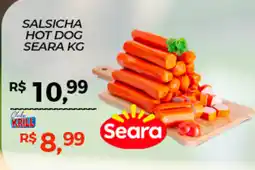 Rede Krill Salsicha hot dog seara oferta