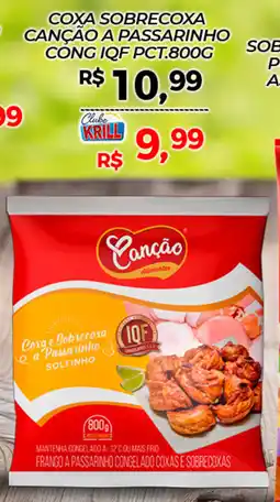 Rede Krill Coxa sobrecoxa canção a passarinho cong iqf pct. oferta