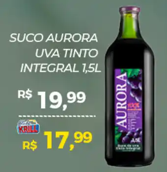 Rede Krill Suco aurora uva tinto integral oferta