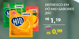 Rede Krill Refresco em pó mid sabores oferta