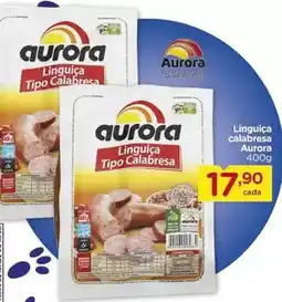 Carrefour Aurora - linguiça calabresa oferta